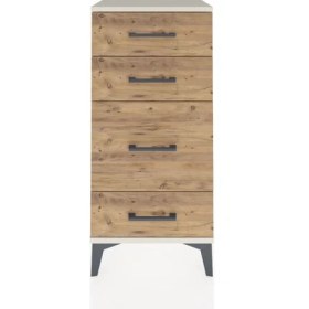 Resim Arges Komodin 4 Çekmeceli 44X30X96 Aytaşı-Çam 