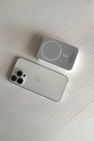 Resim L'eDoren 10.000 mAh Magsafe Powerbank Taşınabilir Kablosuz Şarj Cihazı Universal Şarj Battery PAck 