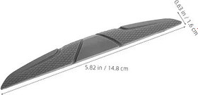 Resim Abaodam 6pcs Yapışkan Tampon Şeridi Çarpışma Karşıtı Yama Araç Tampon Şeridi Ön Ve Arka Araba Bagajı 