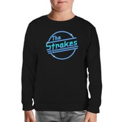 Resim The Strokes - Logo Siyah Çocuk Sweatshirt 