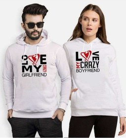 Resim Tshirthane Lo Ve Crazy Sevgili Kombinleri Kapüşonlu Kombini 