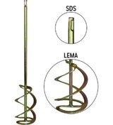 Resim Genel Markalar Boya Alçı Harç Karıştırıcı Mikser Lama 80x400mm Demir 