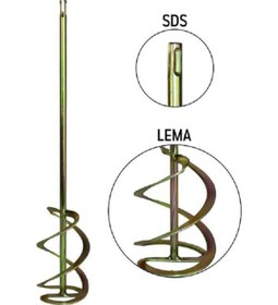 Resim Genel Markalar Boya Alçı Harç Karıştırıcı Mikser Lama 80x400mm Demir 