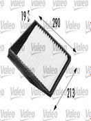 Resim VALEO 698176 Kabin Filtresi ( Renault : Megane Scenic 97-99 ) 7700845219 (WM341362) 
