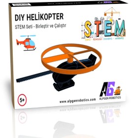 Resim ALPGEN ROBOTICS Stem Helikopter Seti - Çocuklar Için Eğlenceli ve Eğitici Oyuncak 