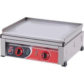 Resim Işıkgaz Silverinox Endüstriyel 50 Lik Elektrikli 50 cm Pleyt Izgara 