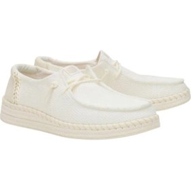Resim Hey Dude 43681 Wendy Espadrille Woven Beyaz Kadın Ayakkabı 