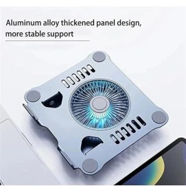 Resim AyrStore Soğutuculu Notebook ve Laptop Stand Yüksekliği Ayarlanabilir Fanlı Tutucu 10-17 Inç 