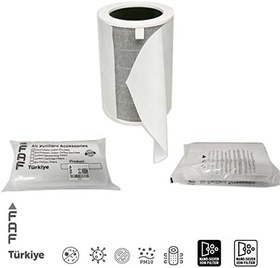 Resim Faf Fresh Air Filter / 10 Adet Xiaomi Purifier 2H İle Uyumlu Koruyucu Toz Tutucu Ön Filtre Seçenekleri (Beyaz Elektrostatik Gümüş İyonlu) 