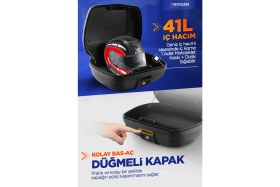 Resim Wogen WG41 Premium Arka Çanta 41 Litre (Siyah) + Karbon Dizlik He 