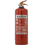 Resim Mapeks 4 Yıl Geçerli 2 Muayene Oto Yangın Tüpü 1 KG 