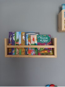 Resim BİGWOODWORKERS Ahşap Çocuk Kitaplığı 