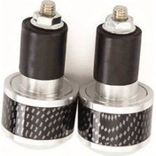 Resim Hightower 22mm Evrensel Motosiklet Gidon Ucu Tıkacı Gümüş Honda Yamaha Suzuki Kawasaki 