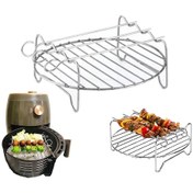 Resim Airfryer Şiş Izgarası Xiaomi 3.5 Lt Ve Philips Uyumlu 4.1 Lt Uyumlu Hava 