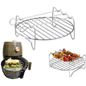 Resim Airfryer Şiş Izgarası Xiaomi 3.5 Lt Ve Philips Uyumlu 4.1 Lt Uyumlu Hava 