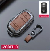 Resim Topnotch Toyota Prius Camry Corolla Chr Rav4 Çinko Alaşım Anahtarlık D Brown 