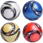 Resim Yüksek Kalite Dikişli No:5 Renkli Ve Desenli Maç/antreman Futbol Topu Halısaha Topu Çok Renkli 