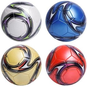 Resim Yüksek Kalite Dikişli No:5 Renkli Ve Desenli Maç/antreman Futbol Topu Halısaha Topu Çok Renkli 