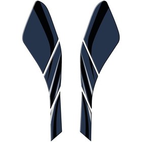 Resim GP Kompozit Honda PCX 125 2021-2024 Uyumlu Yan Pad Mavi 