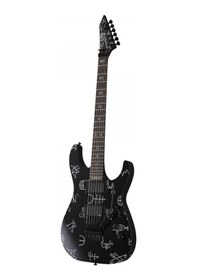 Resim Esp Ltd Lkhdemon Kirk Hammett Demonology Elektro Gitar Metallic 