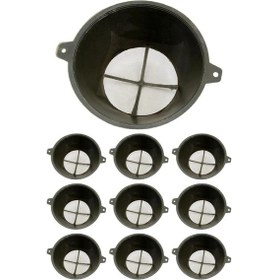 Resim Suntek Endüstriyel Örgü Boya Filtresi Araçlar İçin Pratik 10 Adet 10x6cm 