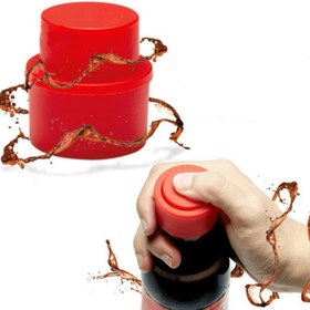 Resim 1/2 adet yeniden kullanılabilir soda kutusu kapağı - karbonatlı içecekler, spor şişeleri vb. için hava geçirmez ve sızdırmaz kapaklar olarak kullanılır, dayanıklı plastikten yapılmış olup kolay çekme tasarımı ile evrensel kapaklar 