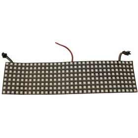 Resim Ws2812b Matrix Ekran Rgb Led Ayrı Ayrı Adresli 8x32 Matrix Dijital Esnek Ekran 5 Volt 
